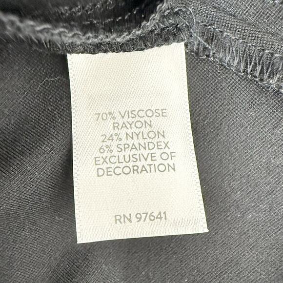 J.Jill x Christian Siriano Midi Dress 3X Embroidered Ponte Knit Preppy Feminine - Picture 9 of 16